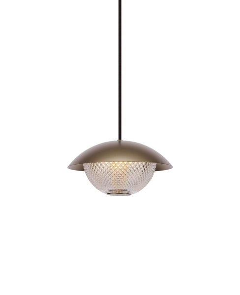 Grace Pendant Lamp bronze lit