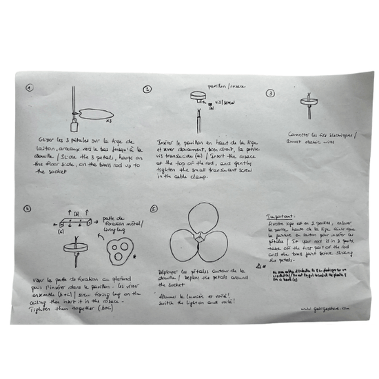 The Original Pendant Petal Light - Small