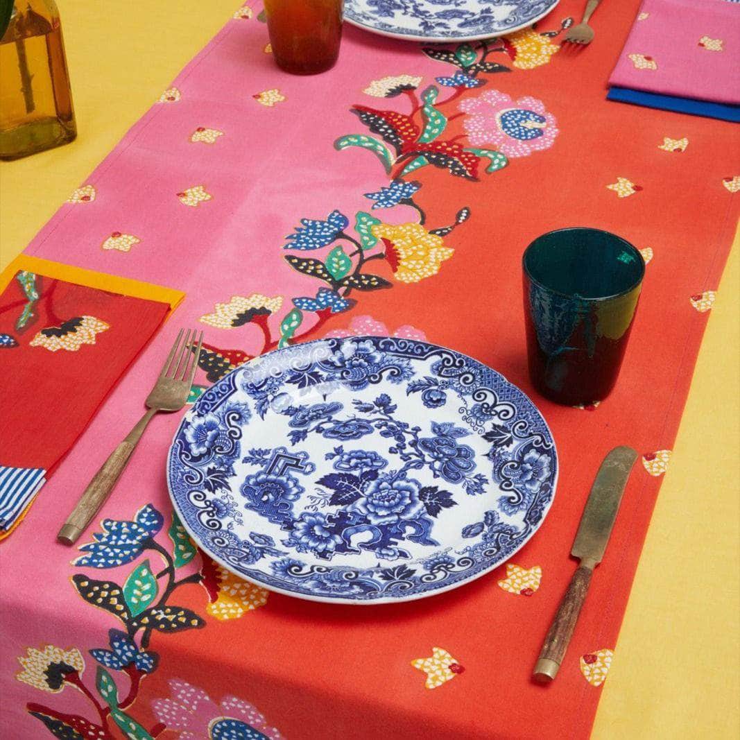 Cotton Runner Indonesian Red Rose
