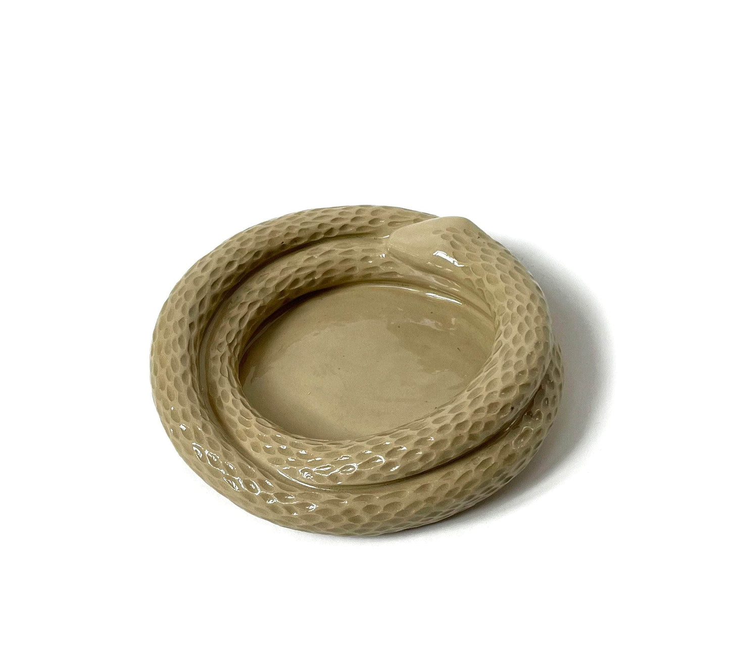 Snake Bowl - Olive Green