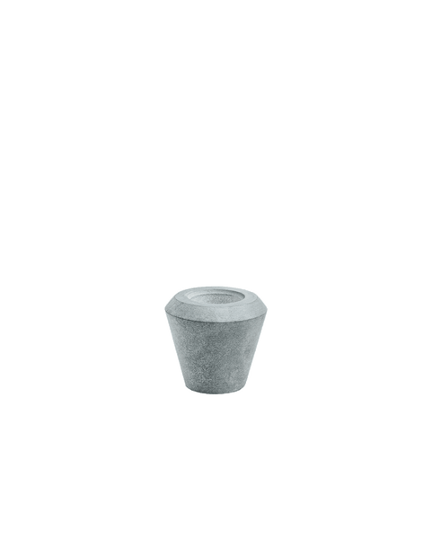Cone of Stone Candle Holder