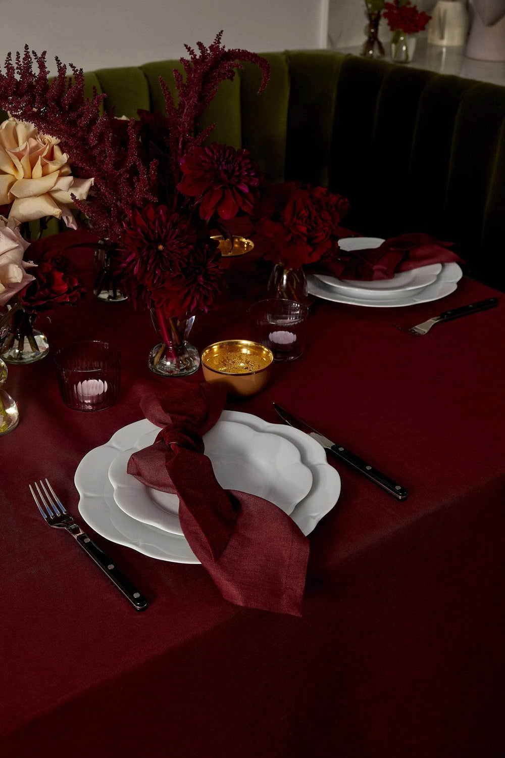 Deep Red Napkins