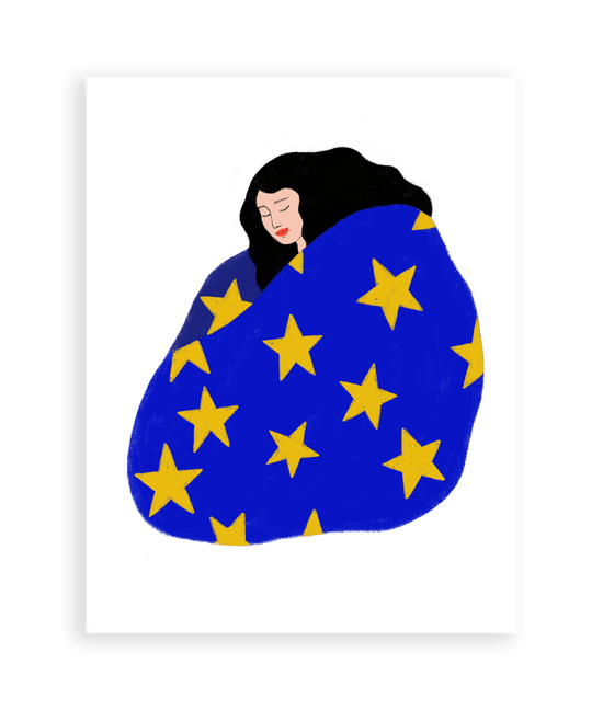 Starry Blanket Art Print