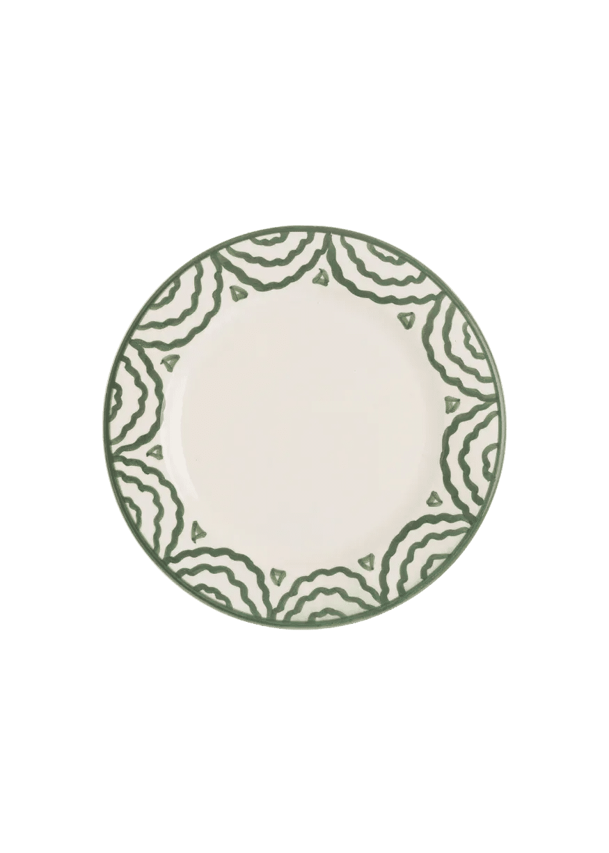 Green Tabla Side Plate