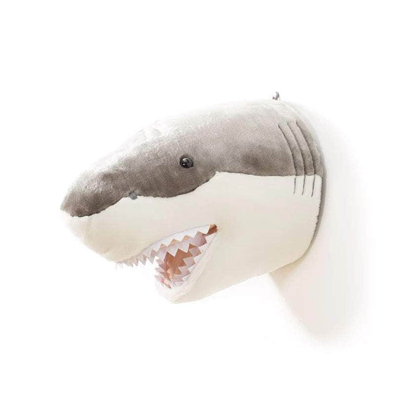 Jack the Shark Wall Mounted Plush Head