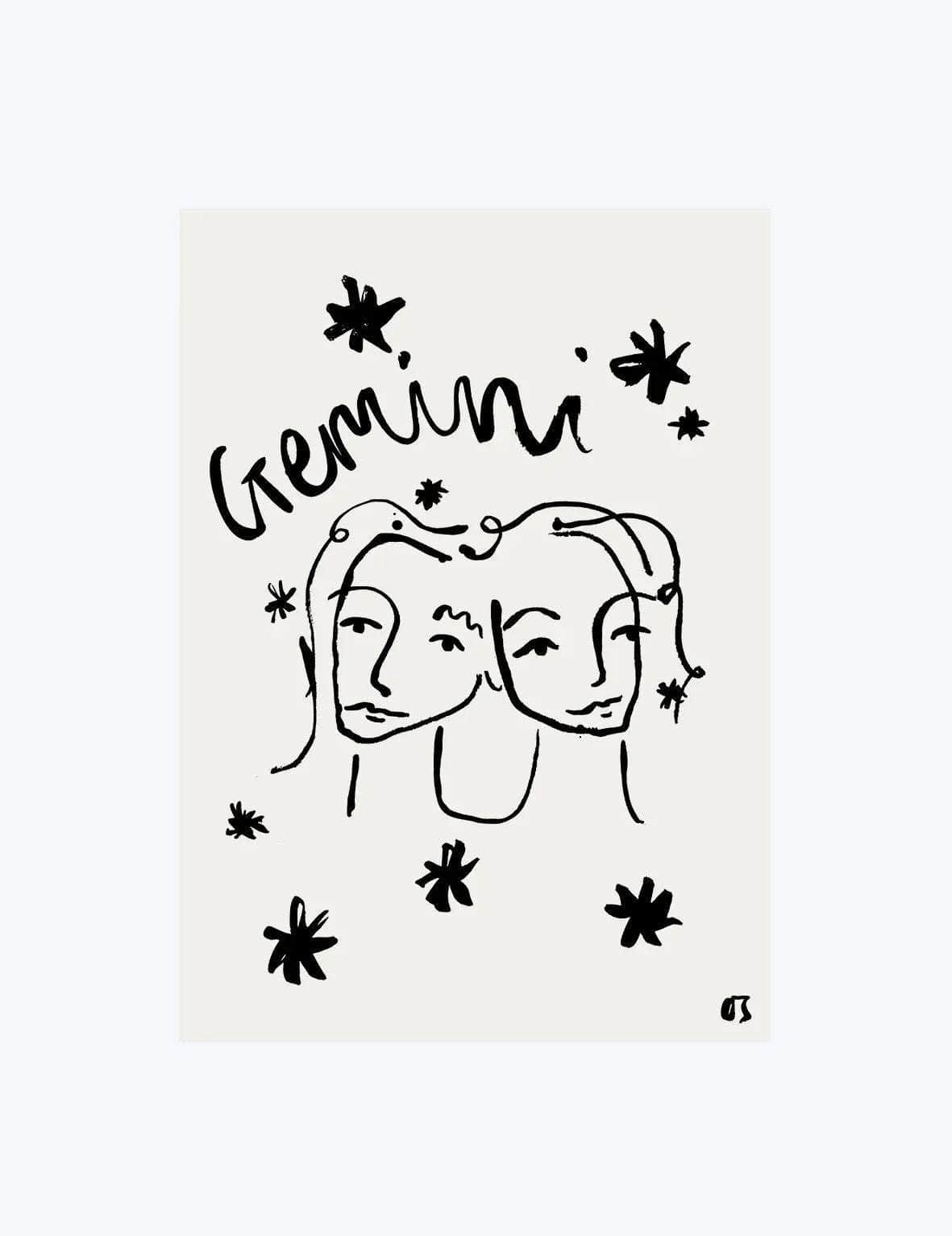 Gemini Art Print