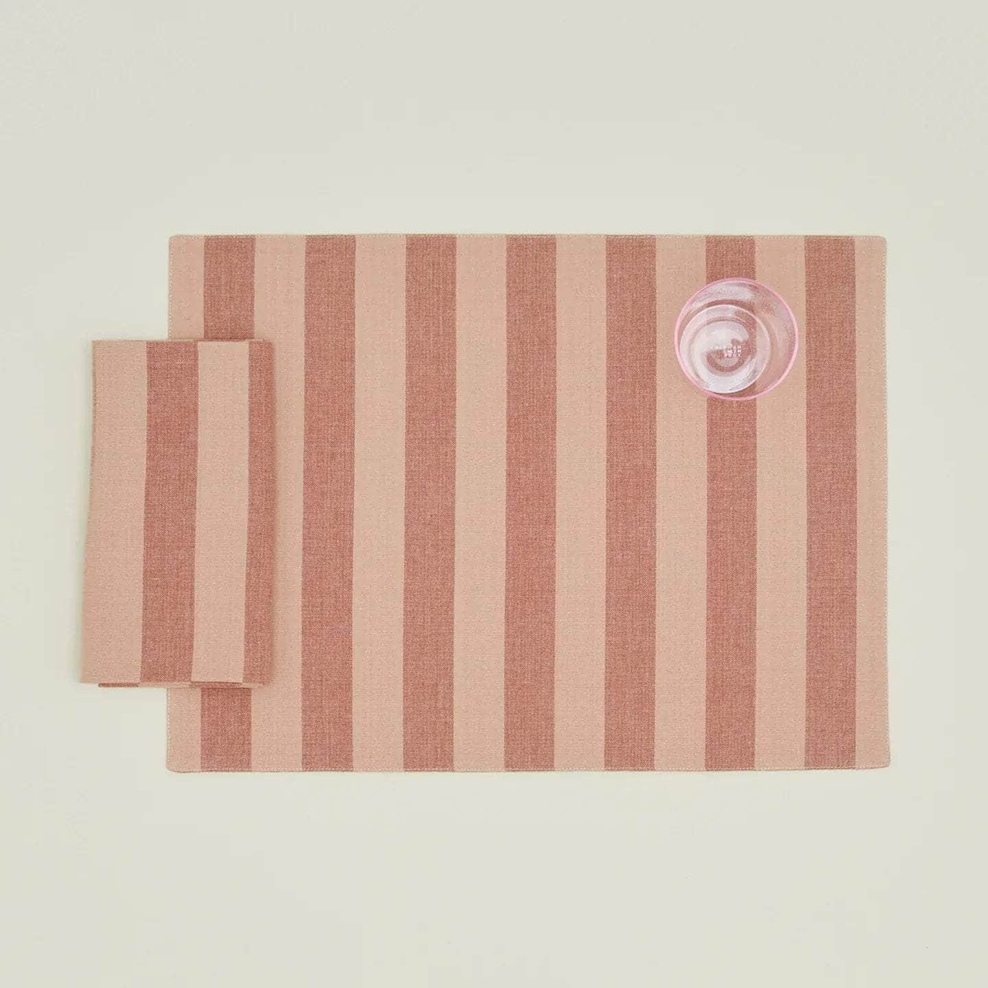 Essential Striped Placemat - Set Of 4