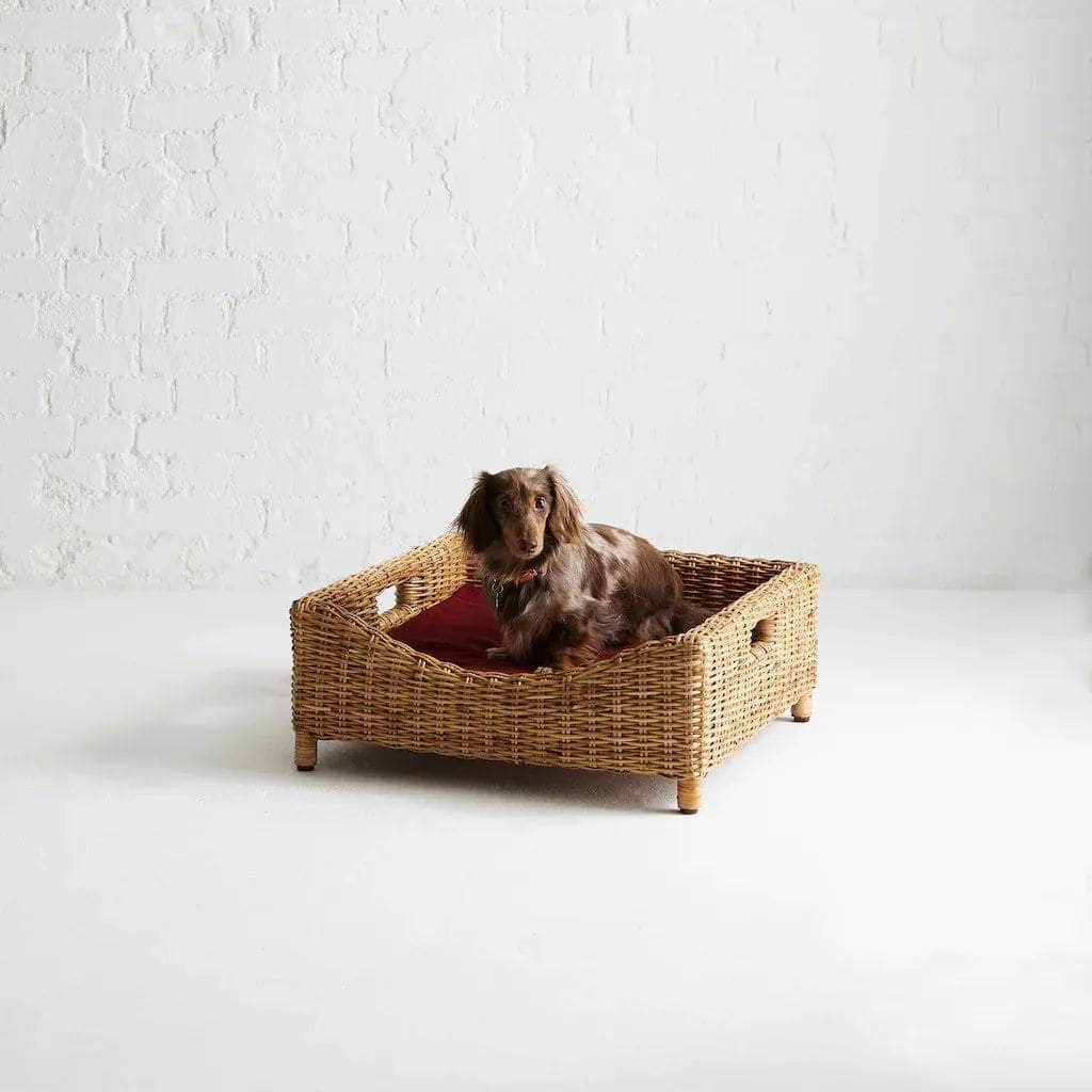 Kway Rattan Pet Bed