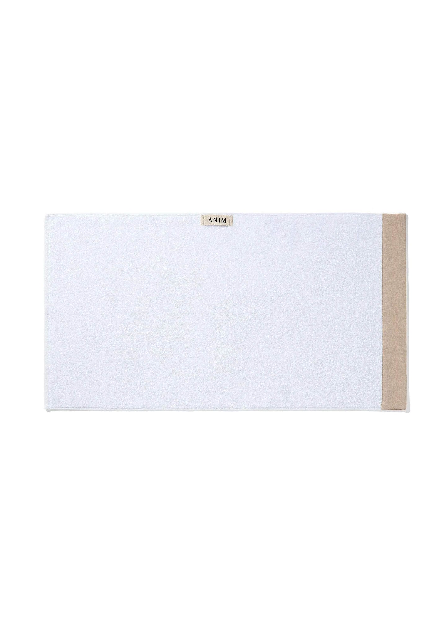 Hand Towel with Beige Borders