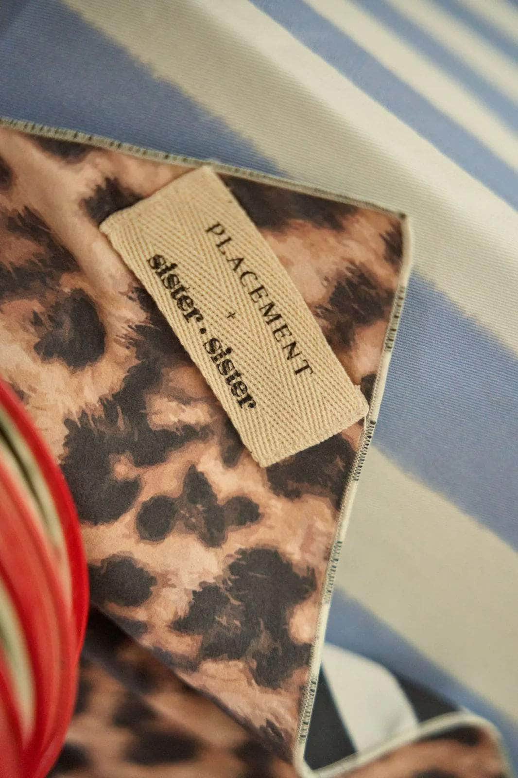 Decorative Cleaning Cloth x 2 Black Stripe - Between Us