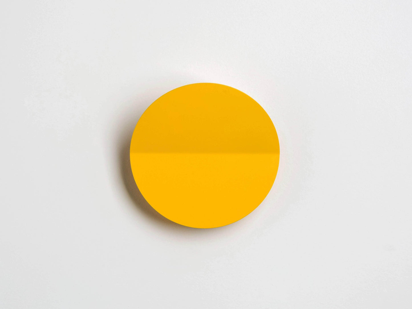 Yolk yellow diffuser wall light