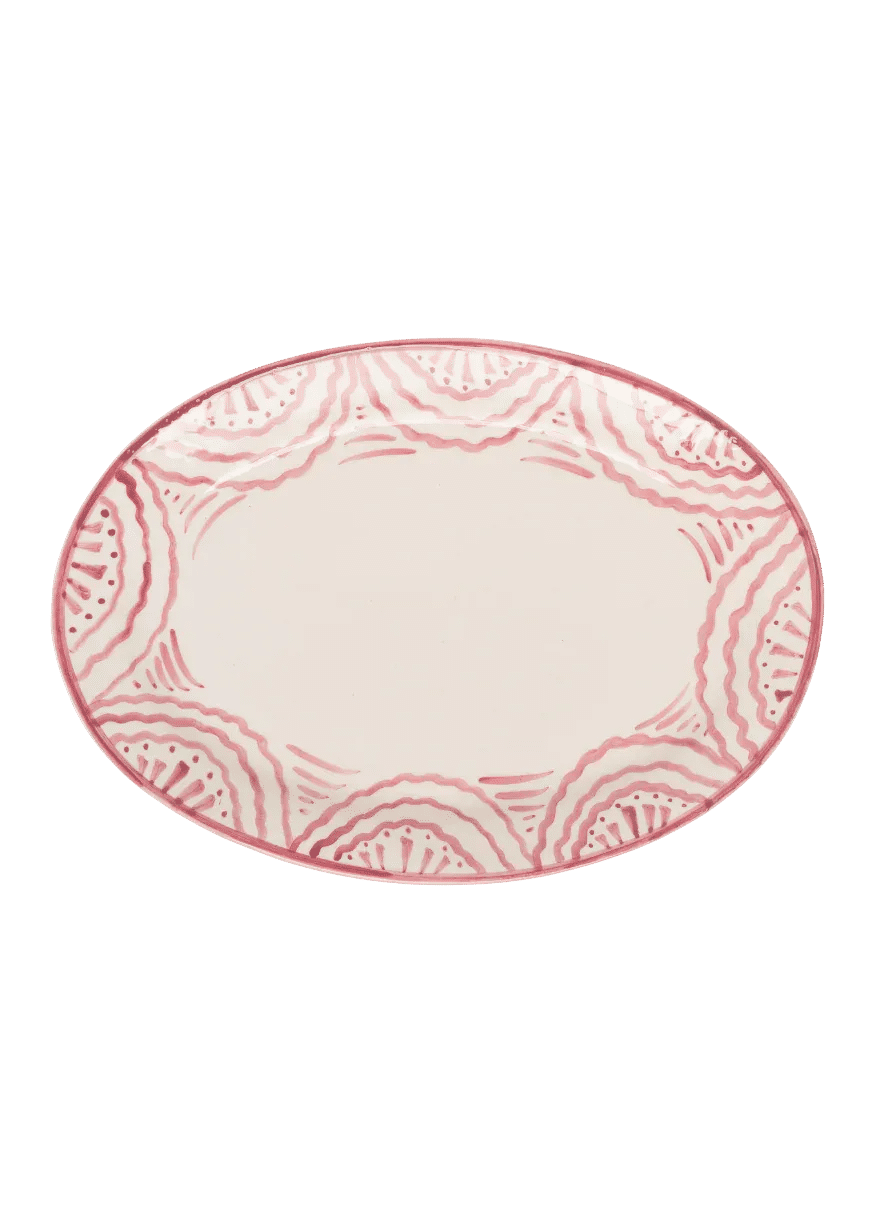 Large Pink Platter