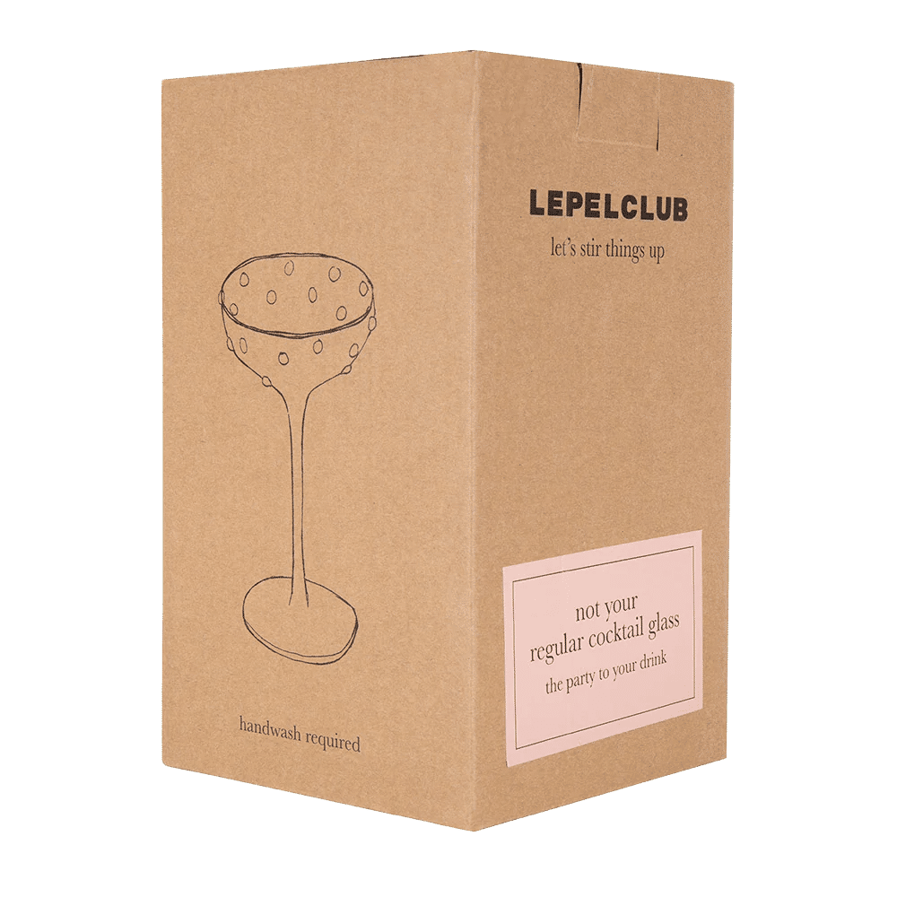 Lepelclub Pearl Glass Coupe - Clear