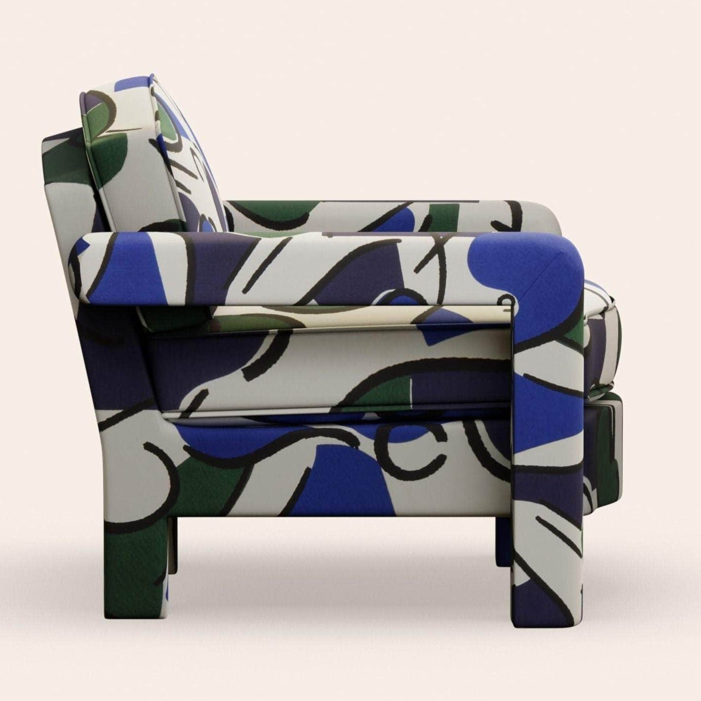 Elio Armchair, Seaweed