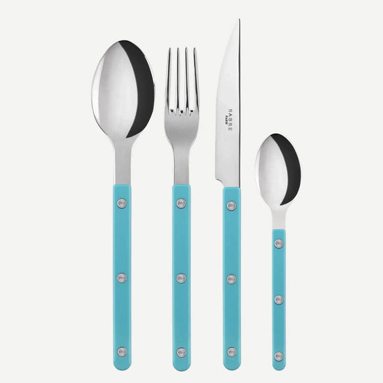 Bistrot 24 Pc Cutlery Set | Turquoise
