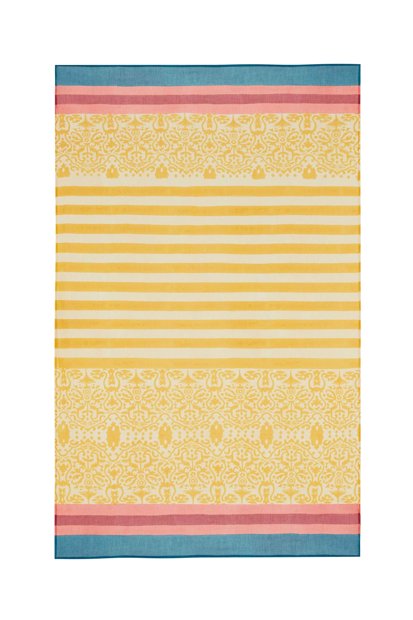 Damask Design Gold Towel