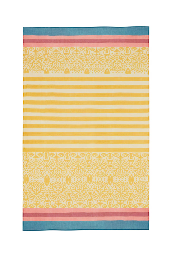 Damask Design Gold Towel