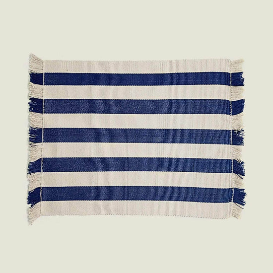 Olivia Striped Woven Placemats (Set of 2)
