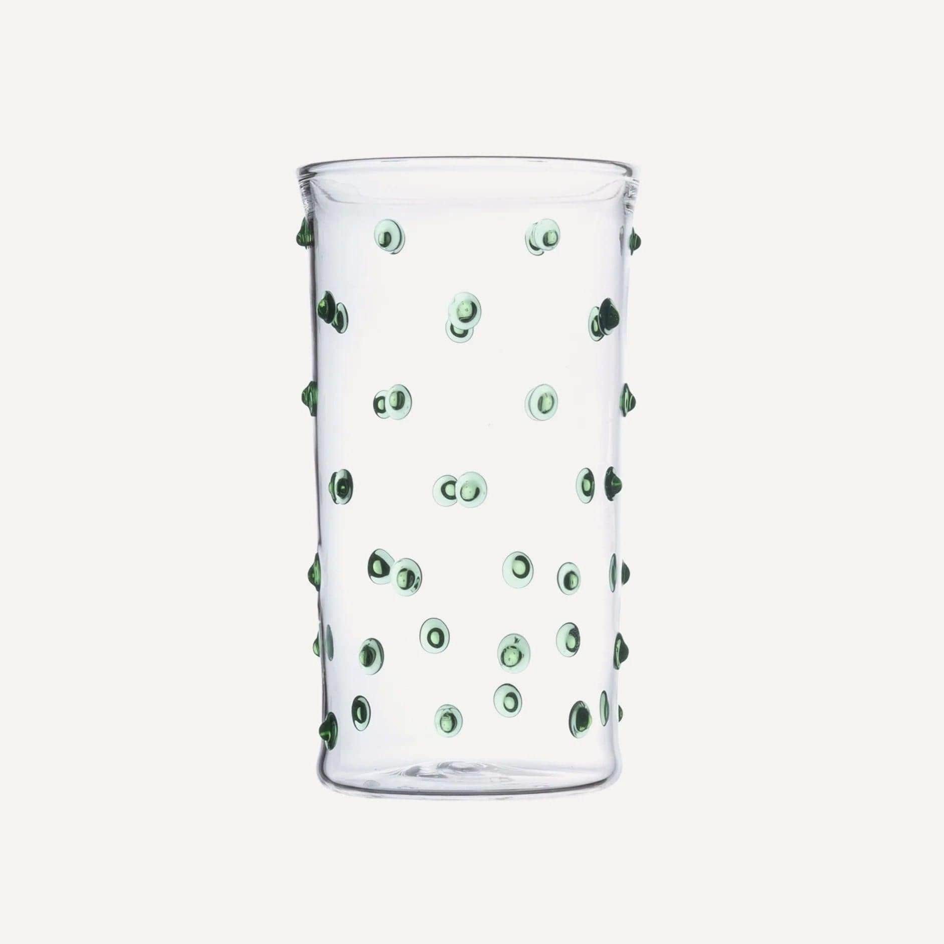 Green Pom Highball Glass