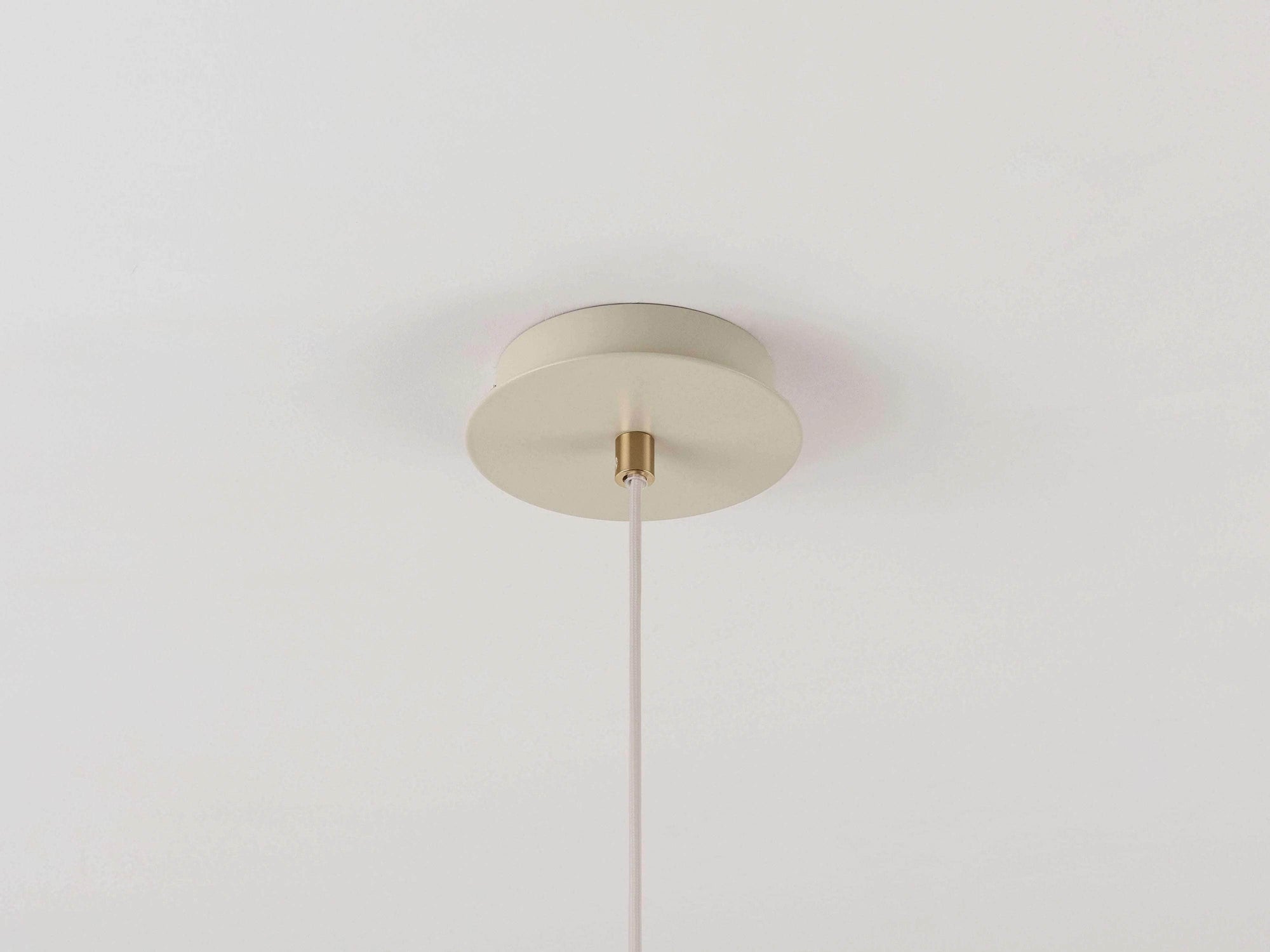 Sand cone pendant ceiling light