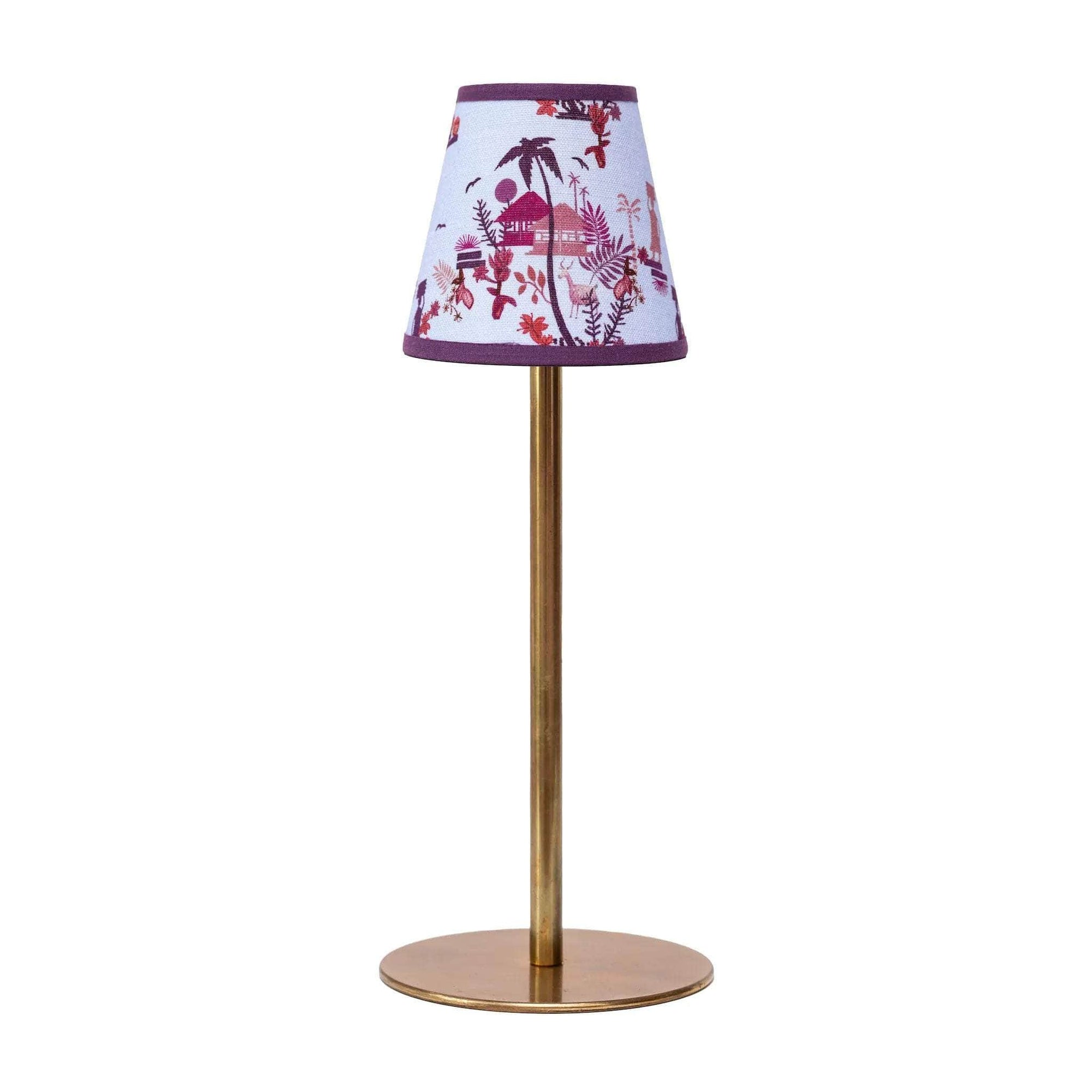 Laramee | 5" Mauve Candle Clip Lampshade