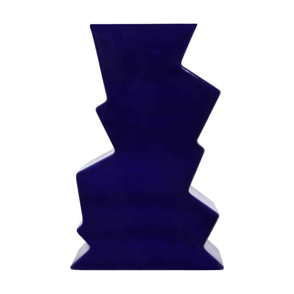 Jazz Porcelain Vase Navy