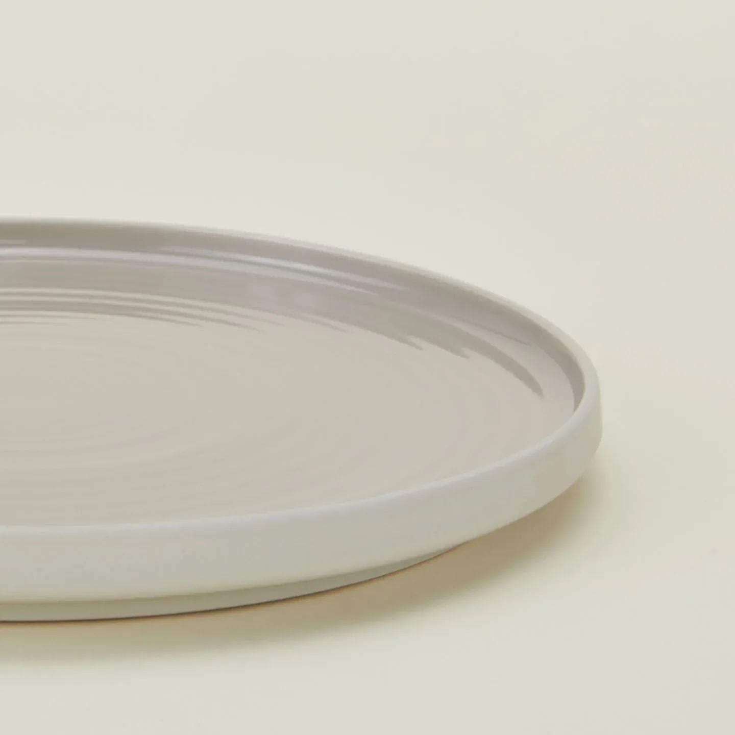 Essential Salad Plate - Set Of 4, Light Grey