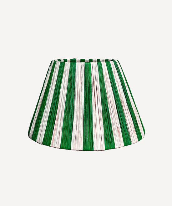 Tangier Raffia Lampshade, Vert