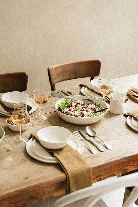 Serving bowl set in Milk