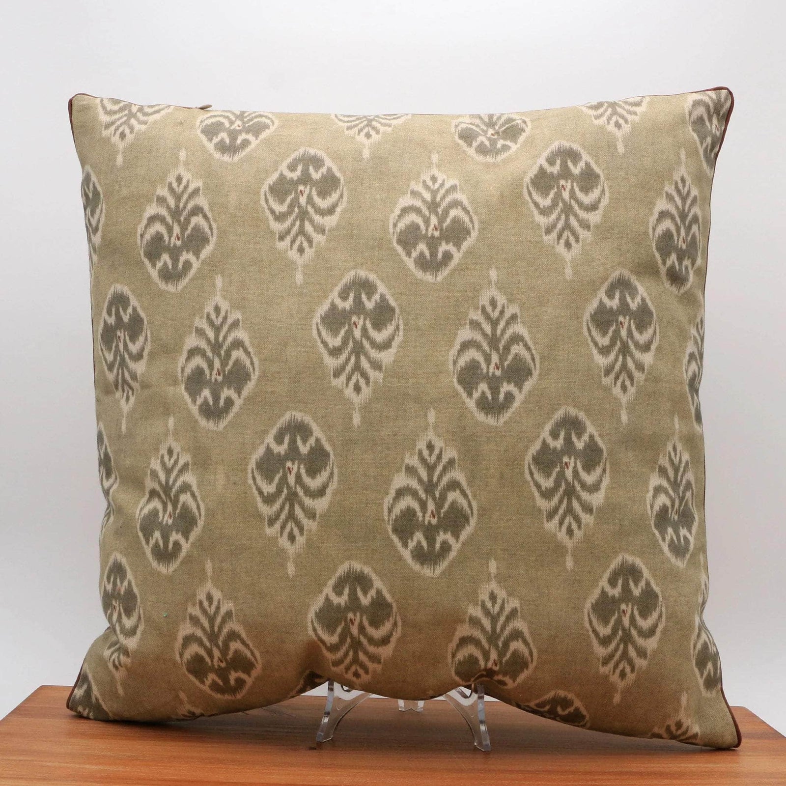 Yikarta Burgundy Square Cushion