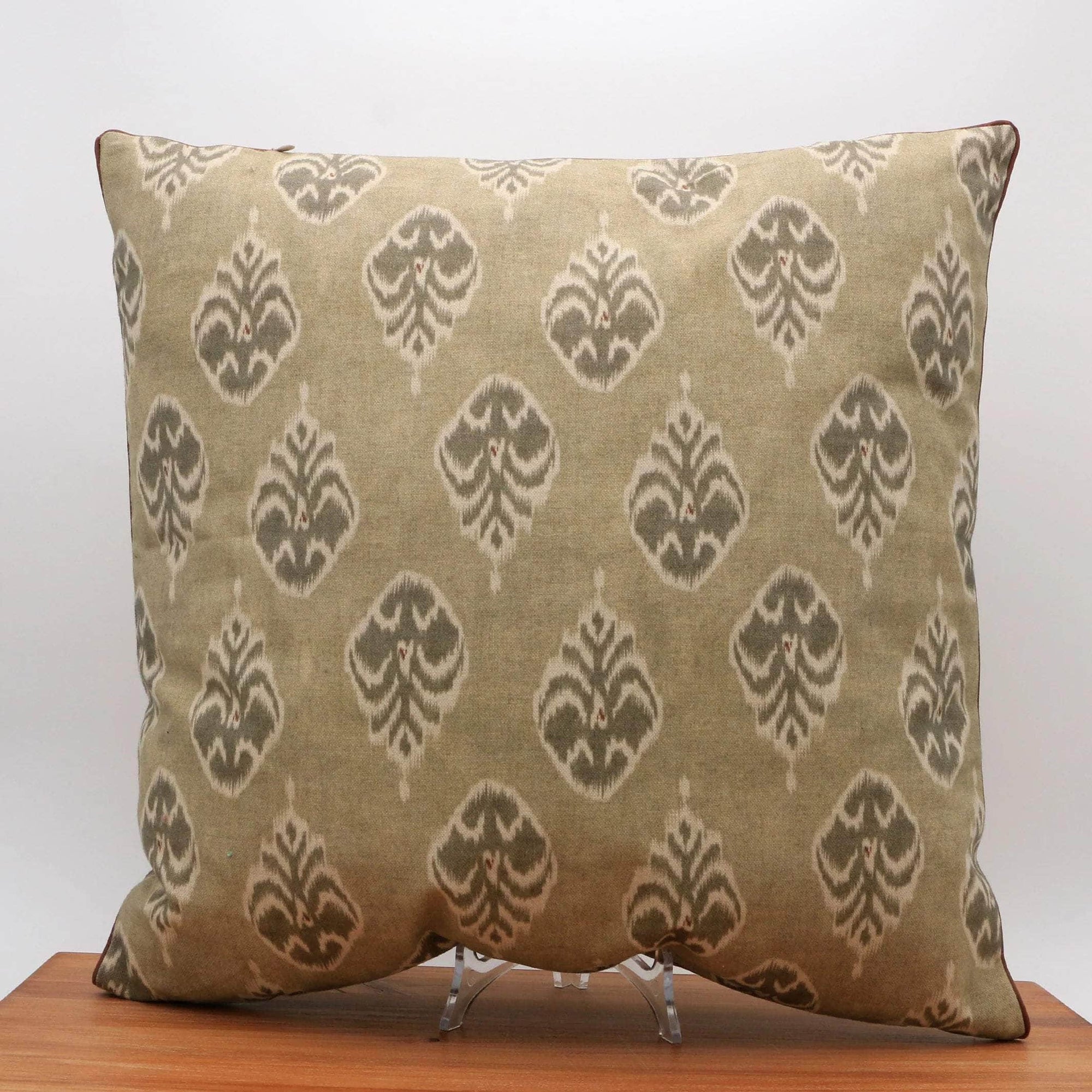 Yikarta Burgundy Square Cushion