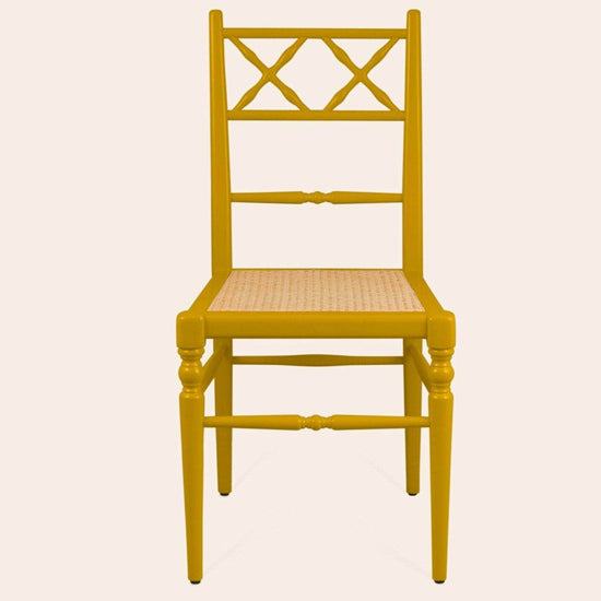 Pair of Chiara Dining Chairs, Mustard