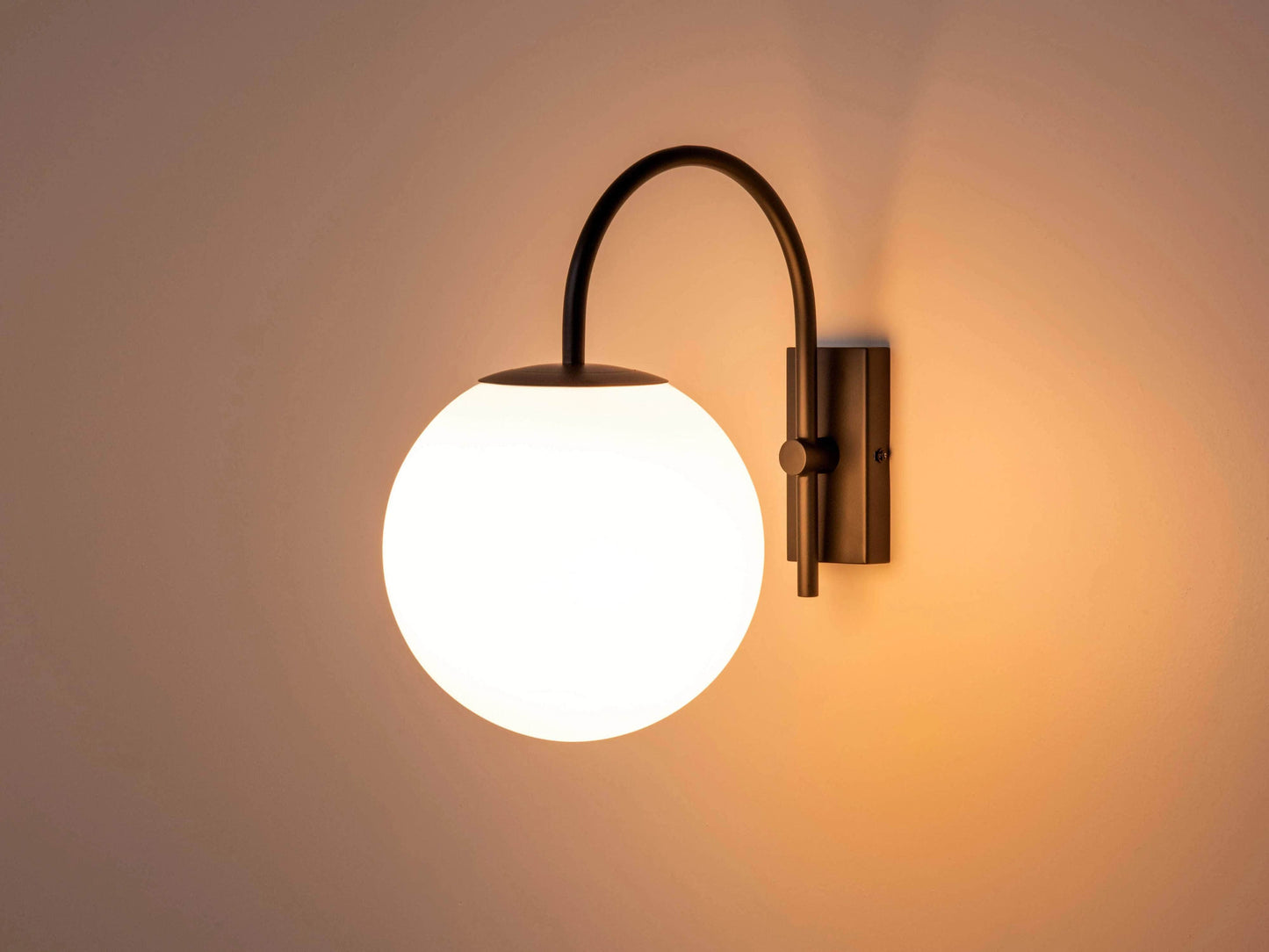 Hanging globe wall sconce hotsell
