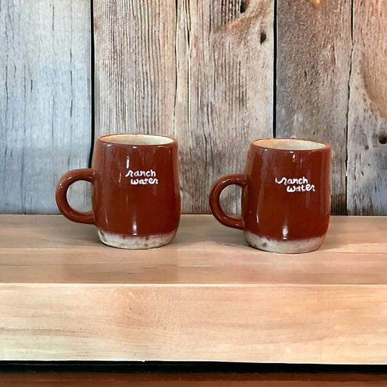 "Ranch Water" Coffee Mugs - Set of Two