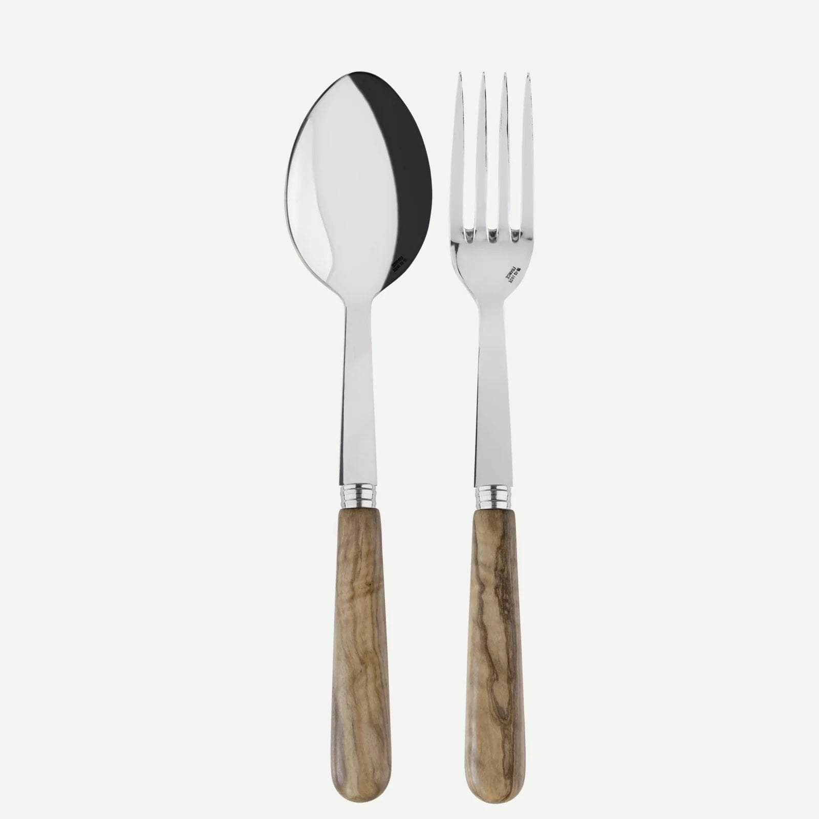 Lavandou Meat Serving Set | Olive Wood
