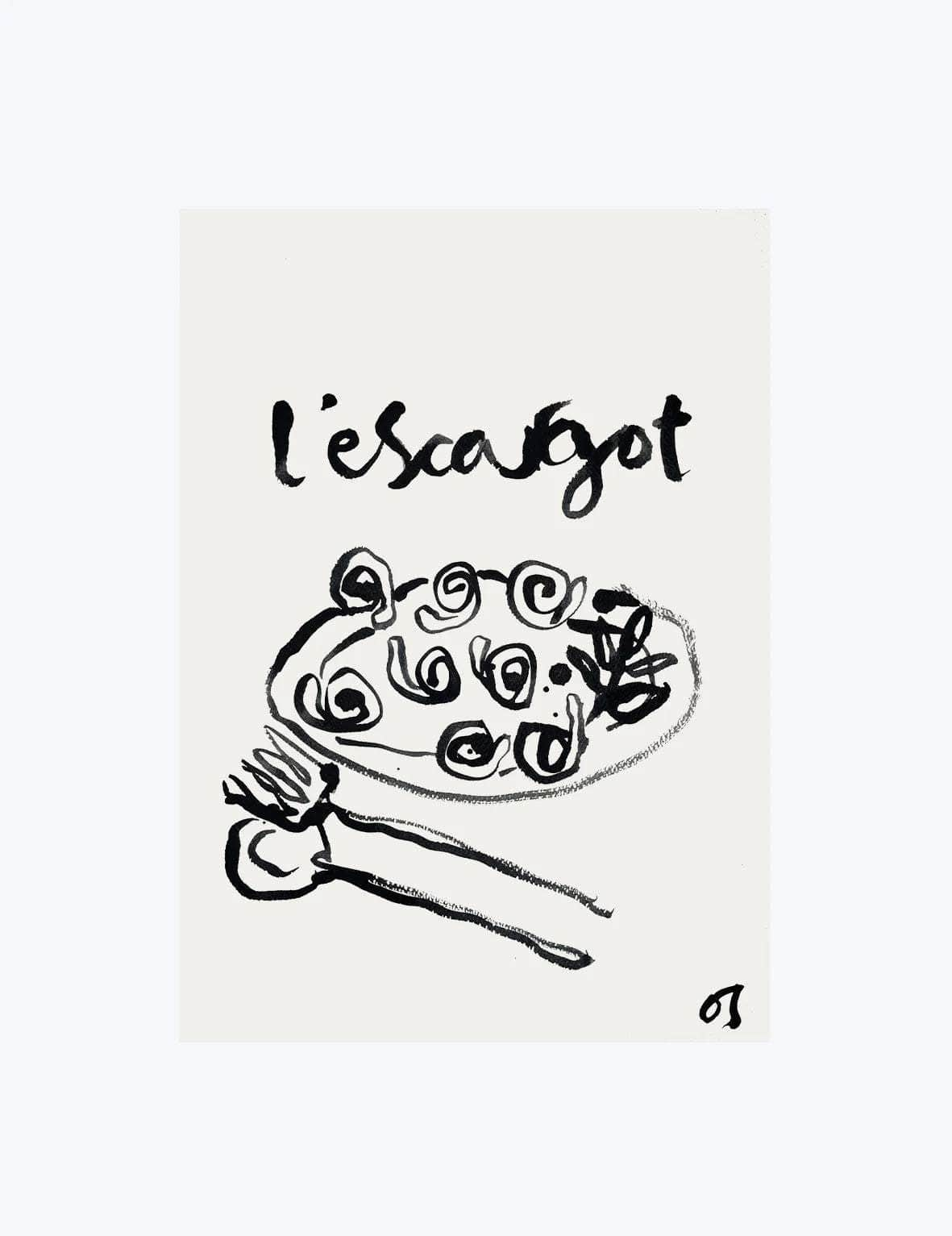 L'Escargot | Wall Art Print