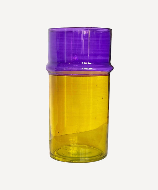 Beldi Large Vase | Yellow and Purple