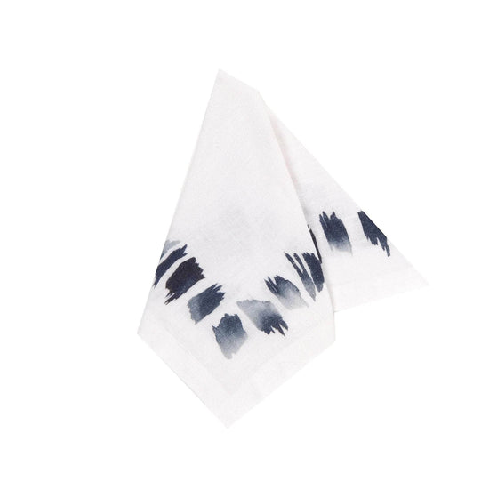 Load image into Gallery viewer, Blue Brushstroke Napkins, Set of Four
