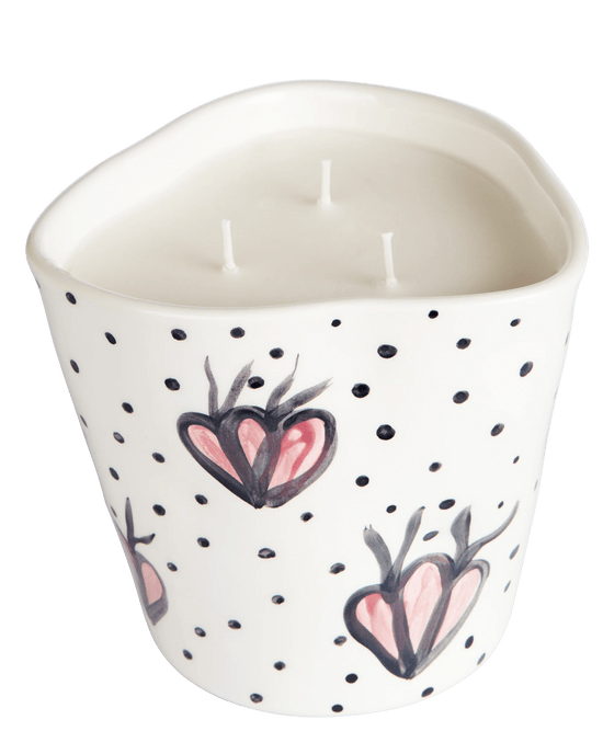 Corals & Dots Candle