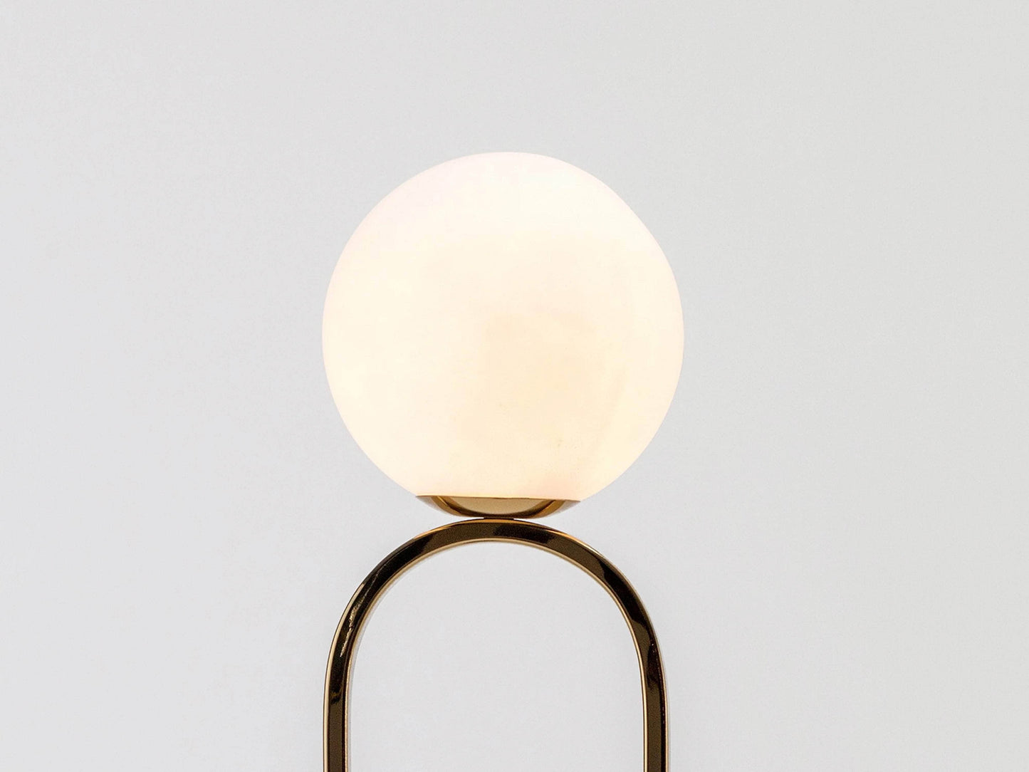 Olive green marble column table lamp