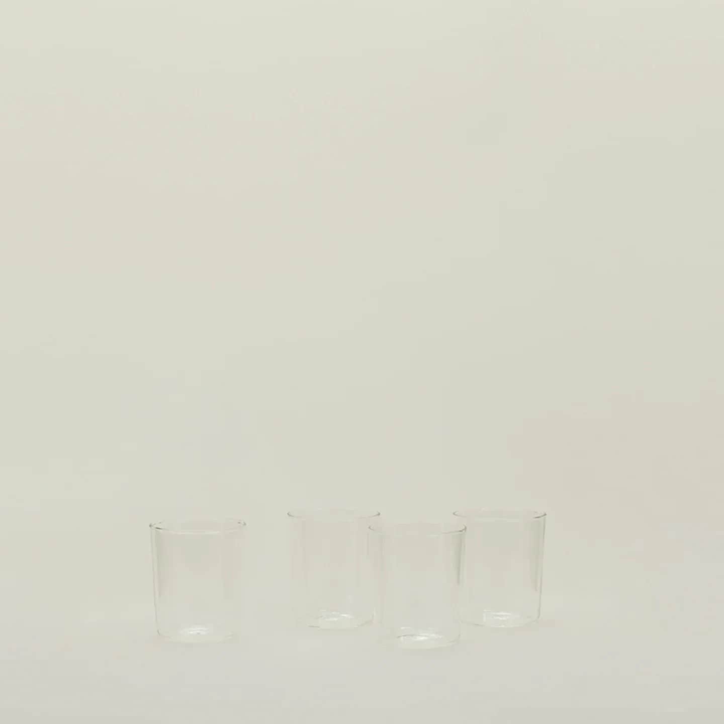 Essential Glassware - Set Of 4, Clear