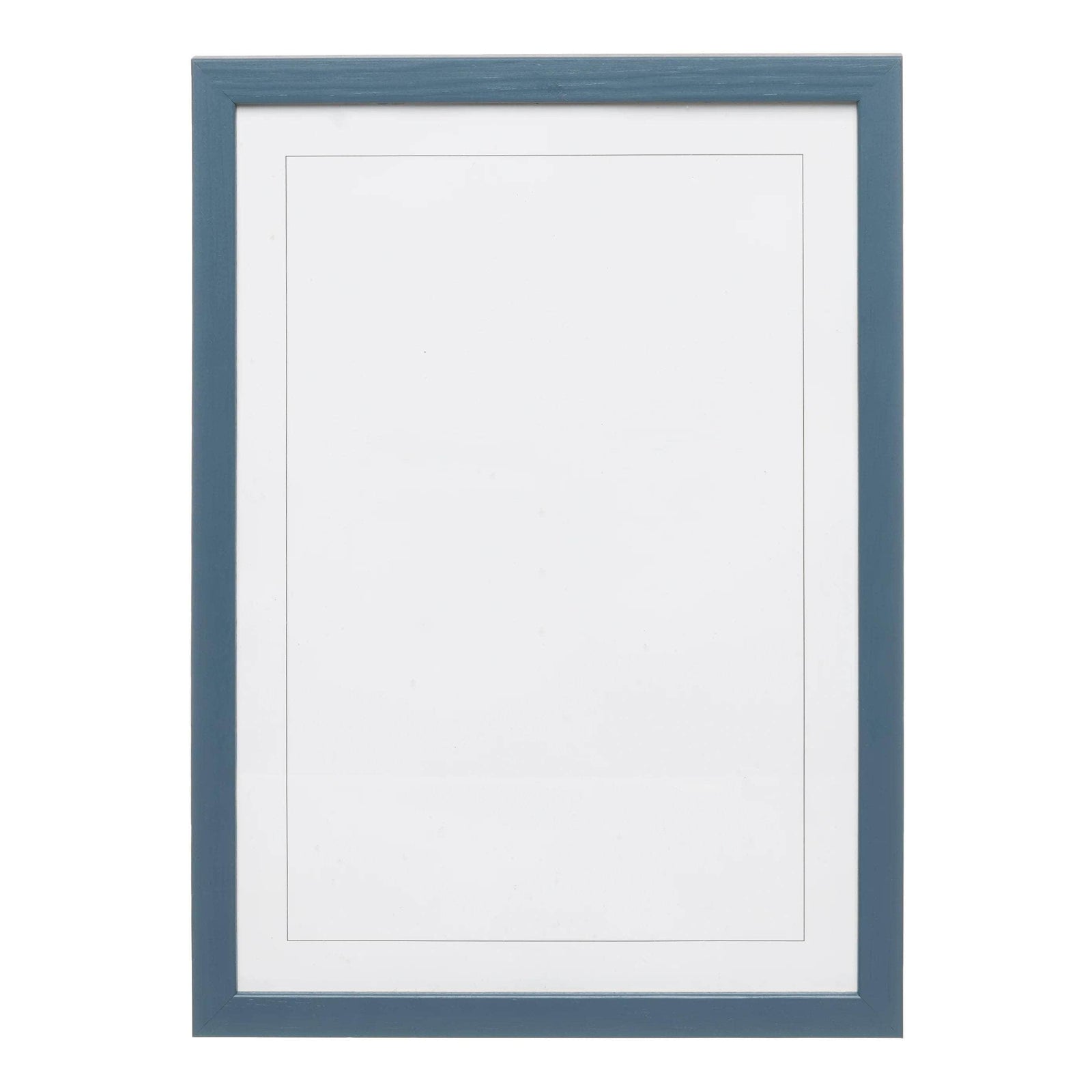 Petrol Blue Solid Wood Frame