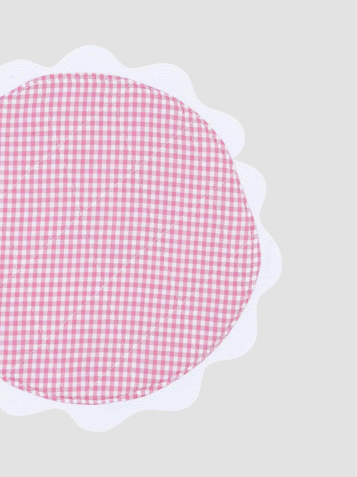 Liendo Gingham Placemat Pink