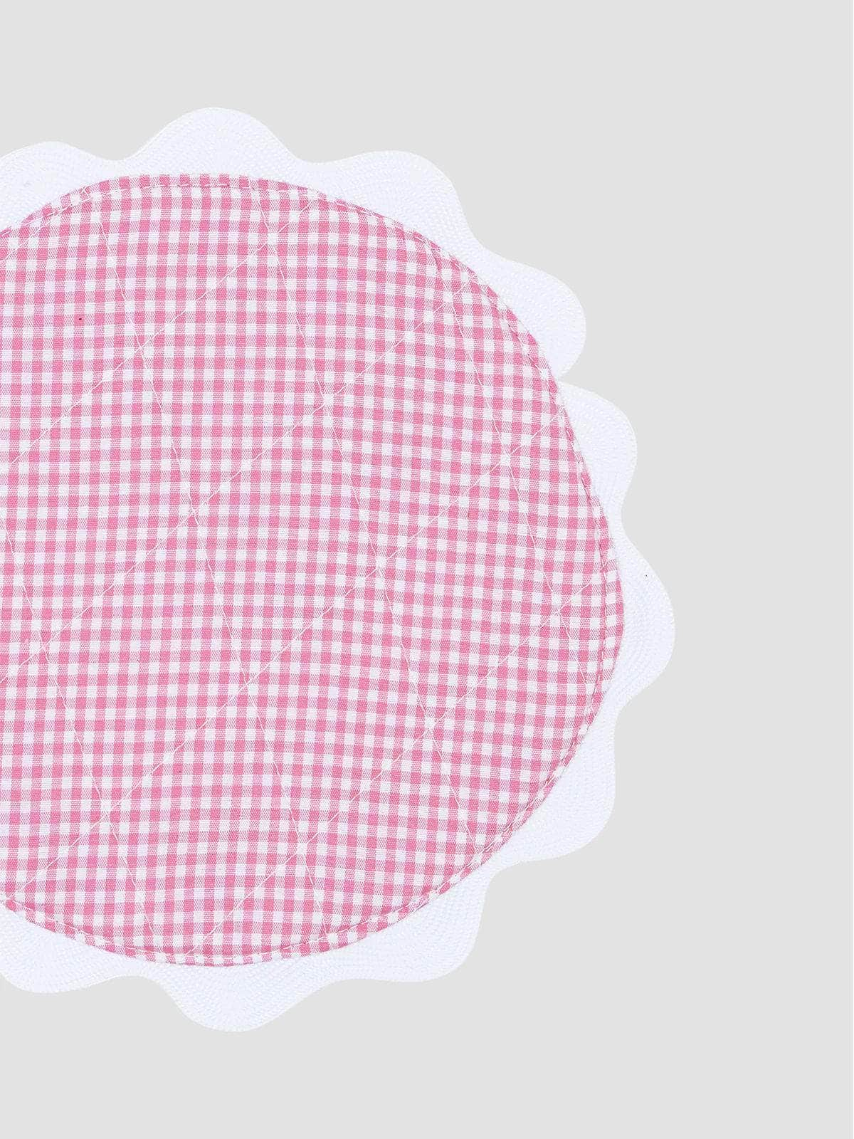 Liendo Gingham Placemat Pink