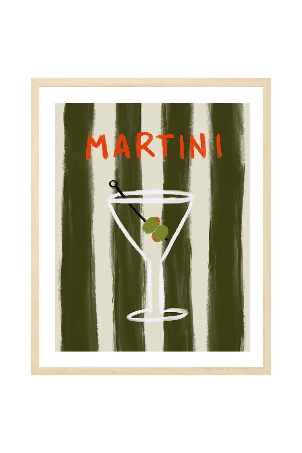 Martini Art Print