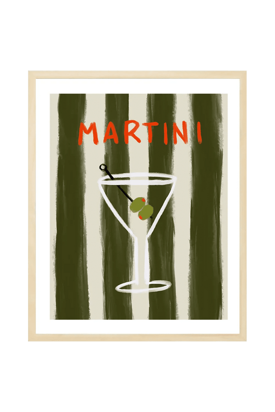 Martini Art Print