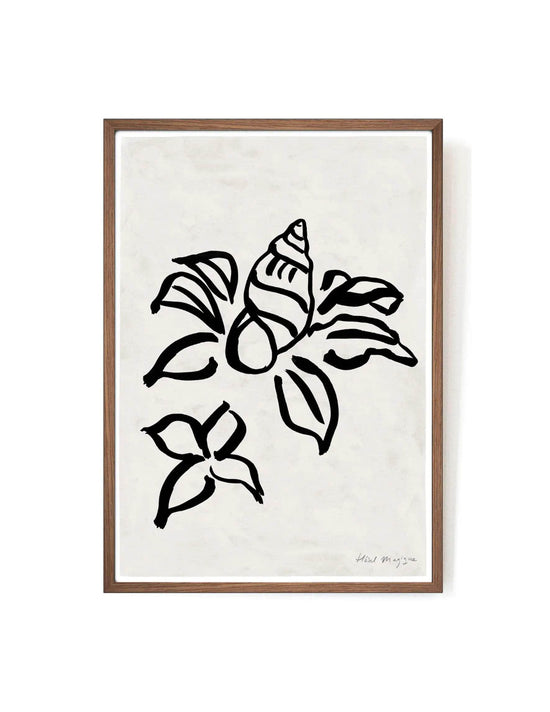 Shell Flower Art Print