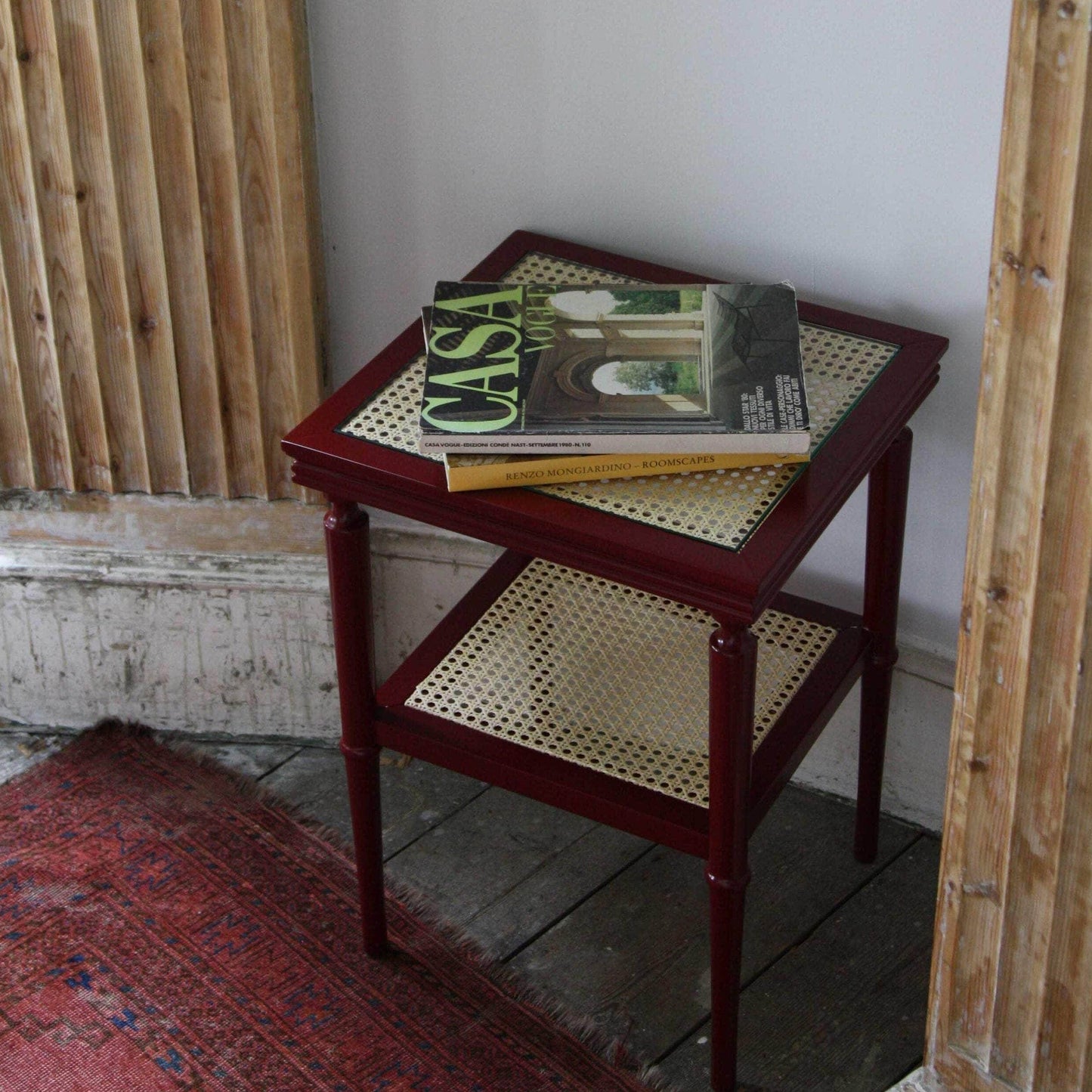 Ilaria Side Table, Pomegranate