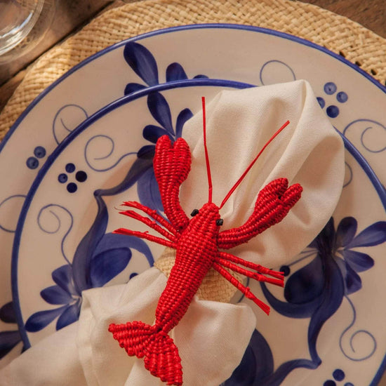 Palmito Lobster Napkin Rings (Set of 4)