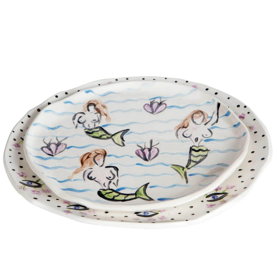 Mermaids & Waves Plate II